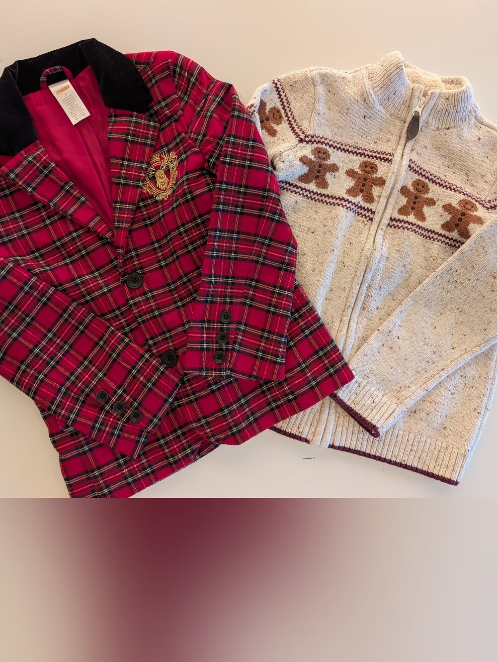 Gymboree Christmas Boys Holiday Blazer & Cardigan Size 8 🎄